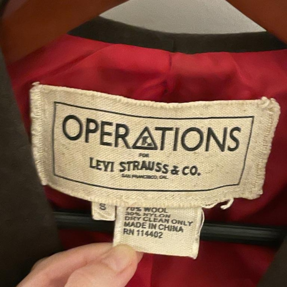 Brown Levi’s Wool Jacket - Never Worn - image 6